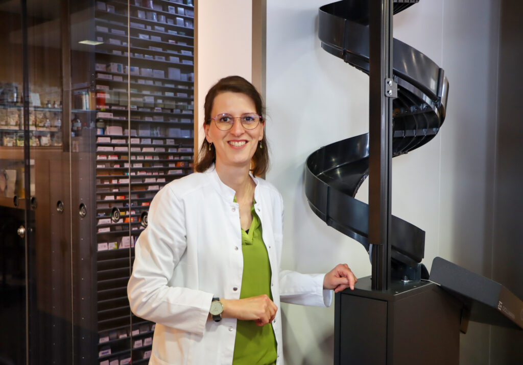 Margarete Meyer Apothekenleitung in der Forellenapotheke Glonn